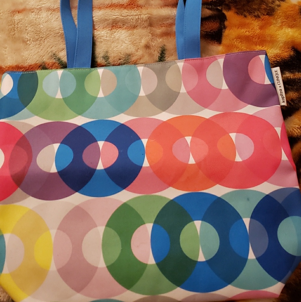 Tote bag and a cosmetics bag